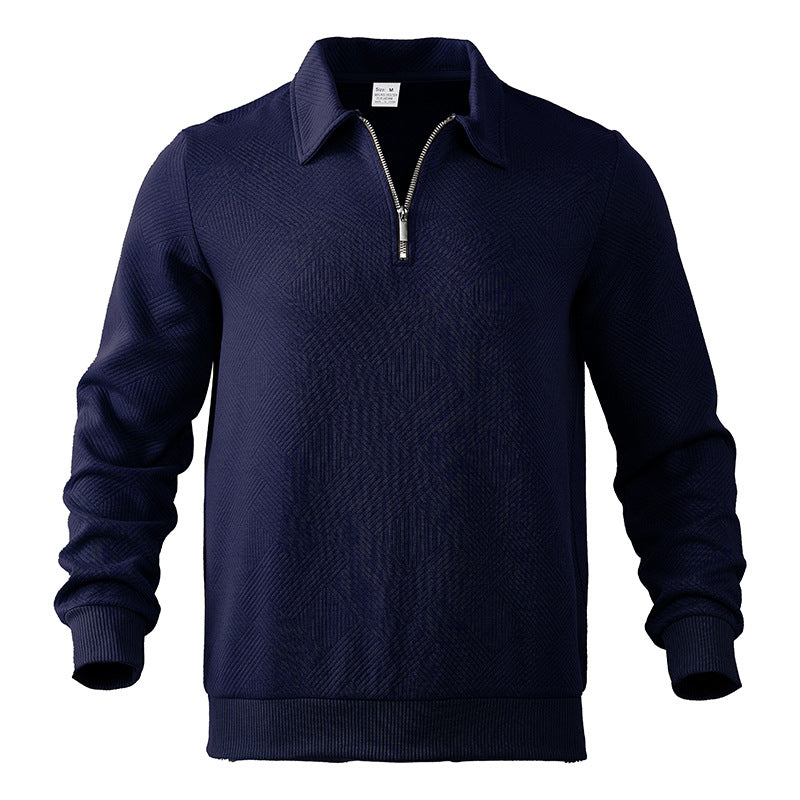 Maglione Polo Invernale Da Uomo | Mezza Zip