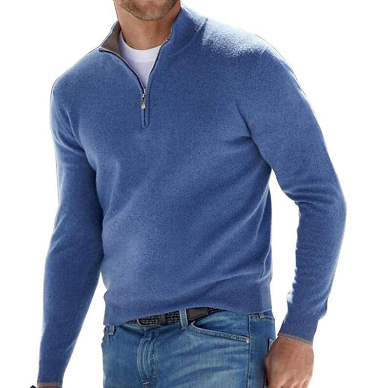 Maglione Da Uomo Manica Lunga | Mezza Zip