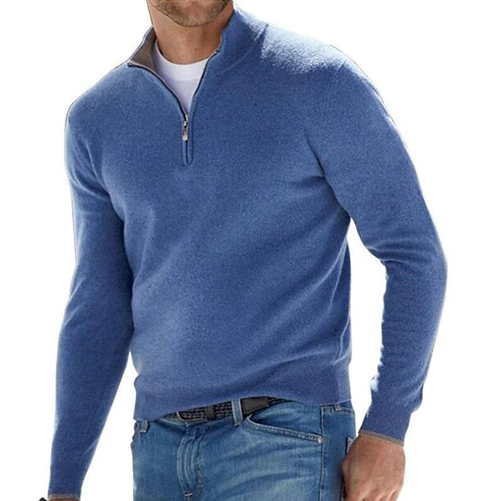 Maglione Da Uomo Manica Lunga | Mezza Zip