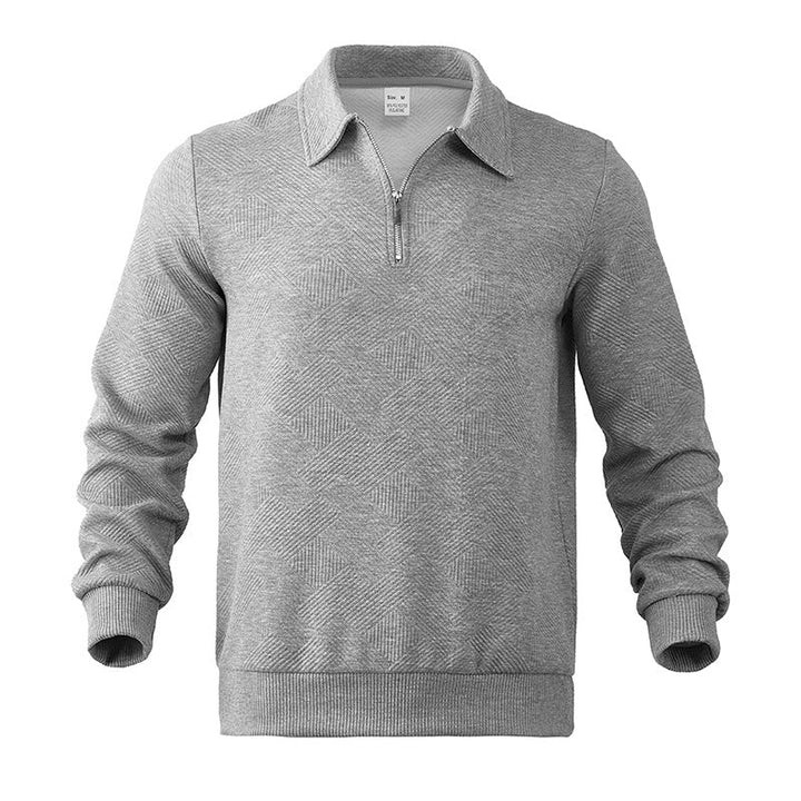 Maglione Polo Invernale Da Uomo | Mezza Zip