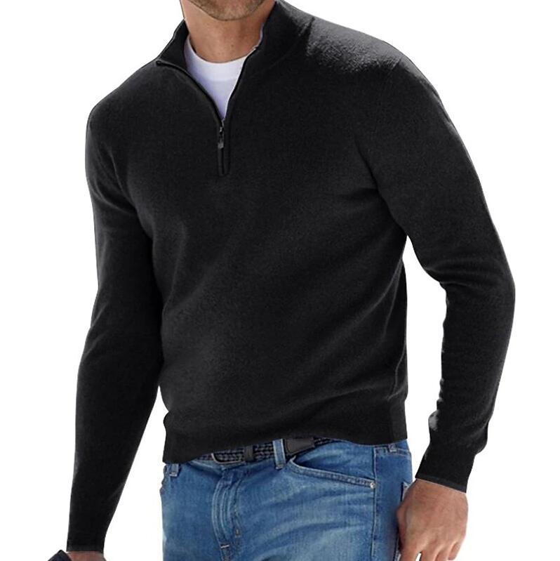 Maglione Da Uomo Manica Lunga | Mezza Zip