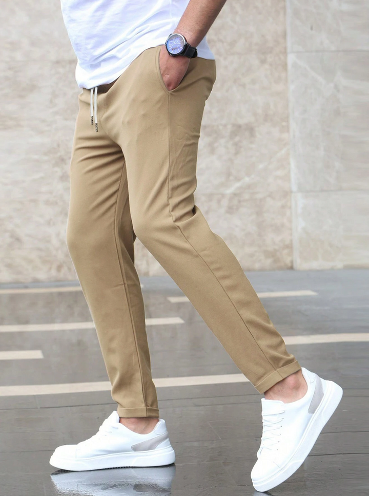 Pantalones Elásticos Para Hombre | Con Bolsillo