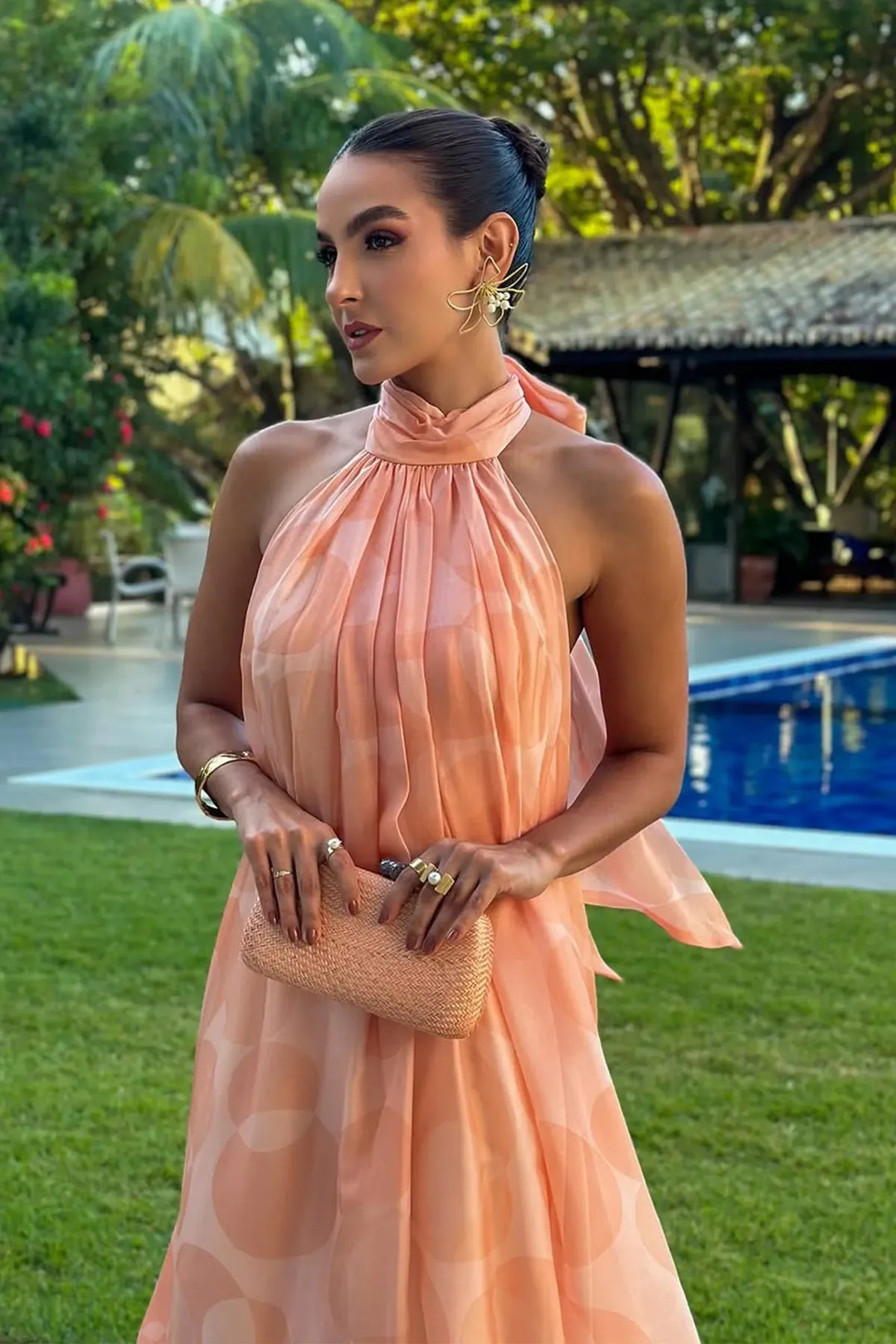 Vestido Largo Estampado para Mujer | vestidos de Novia