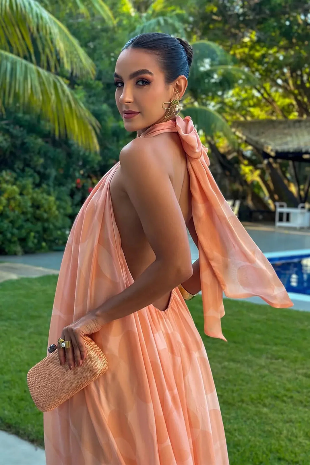 Vestido Largo Estampado para Mujer | vestidos de Novia