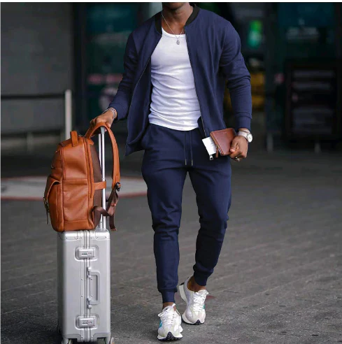 Completo Casual Hombre Dos Piezas Manga Larga | Dos Piezas