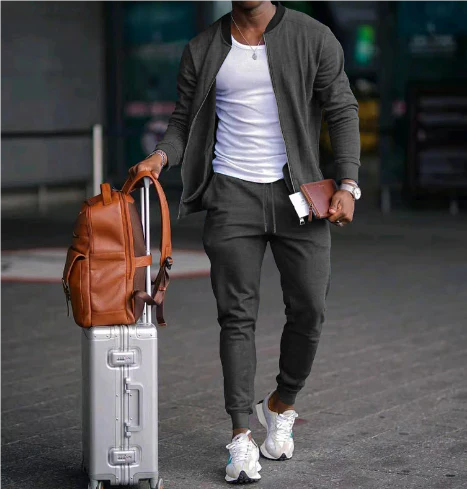 Completo Casual Hombre Dos Piezas Manga Larga | Dos Piezas