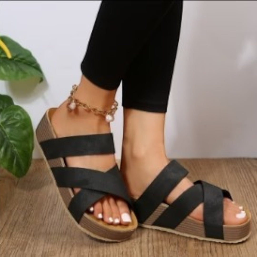 Lysiane | Sandali Comodi Con Plateau Per Donna | Estate