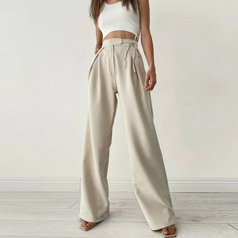 Pantalones de mujer de pierna ancha | Casual
