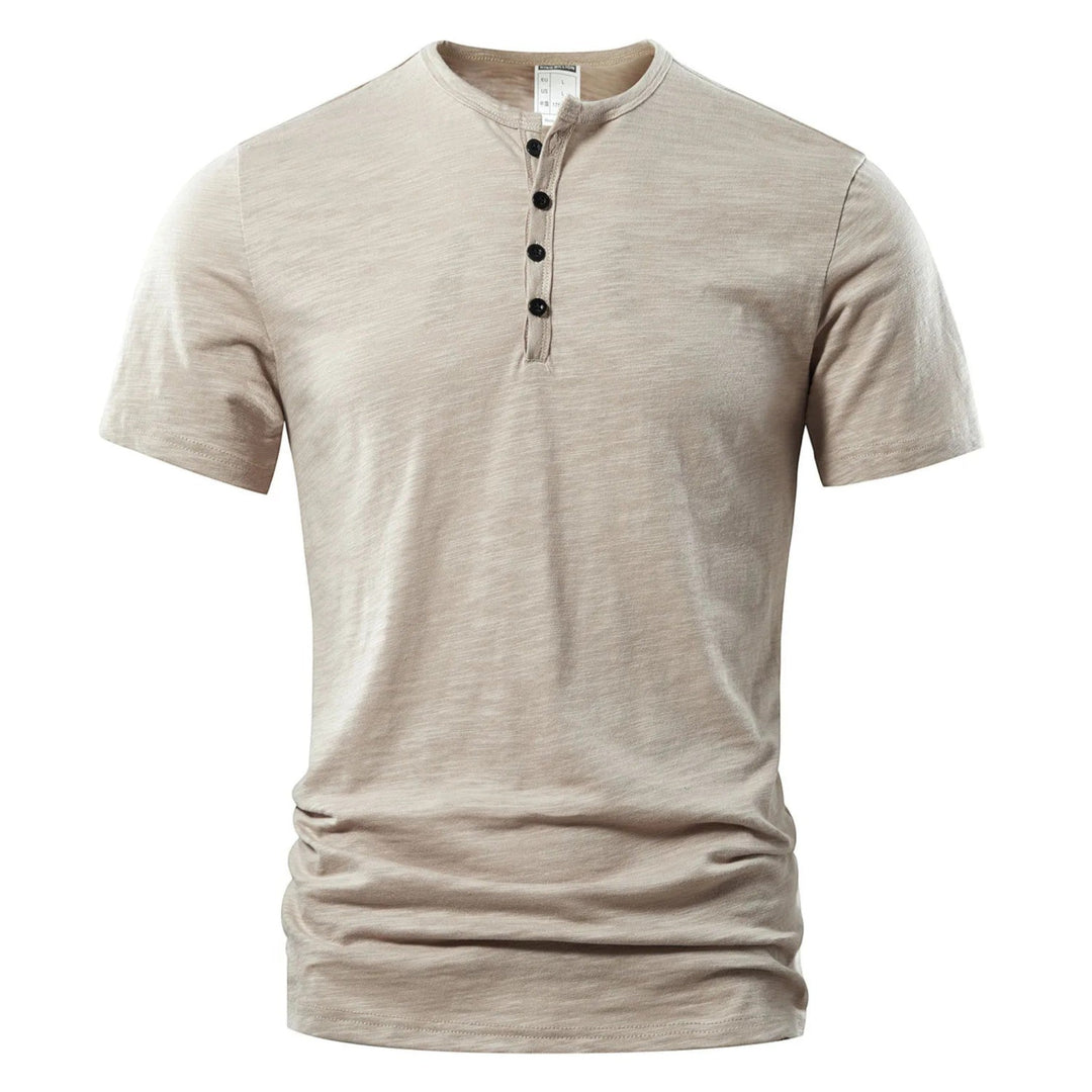Michael | Maglietta Casual Henley Da Uomo | Leggera