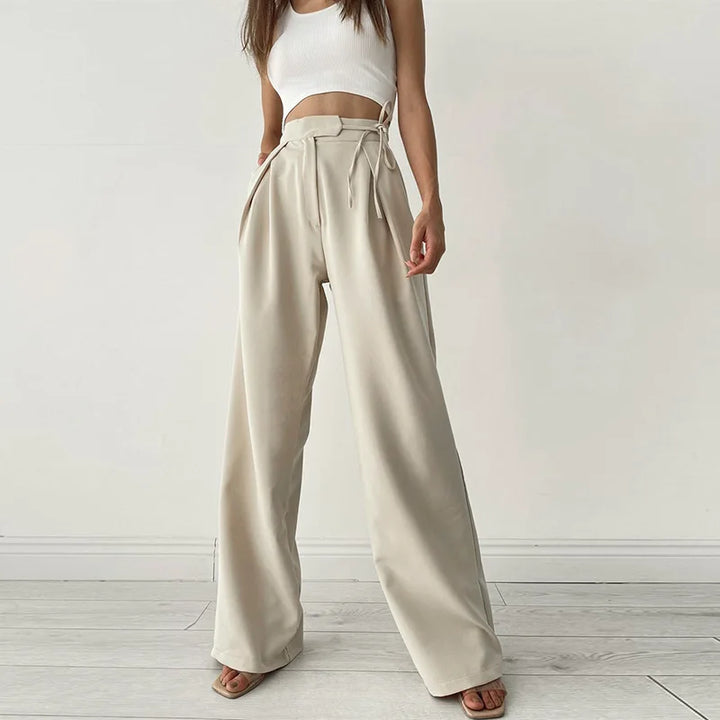 Pantalones de mujer de pierna ancha | Casual