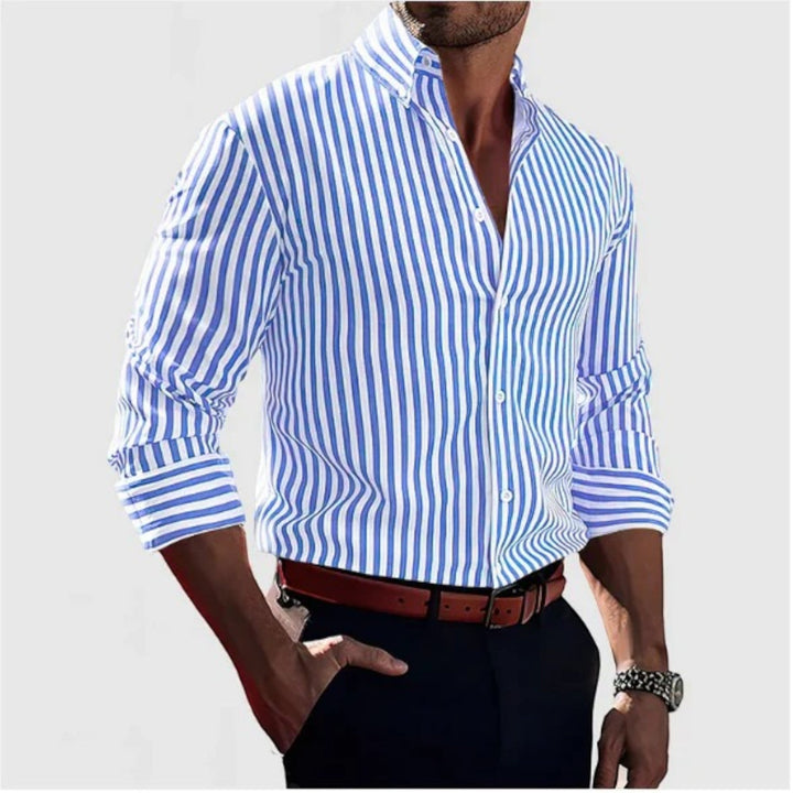 Camicia a Righe in Cotone – Davide