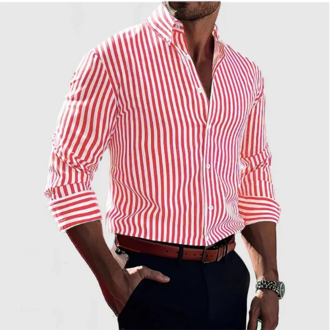 Camicia a Righe in Cotone – Davide