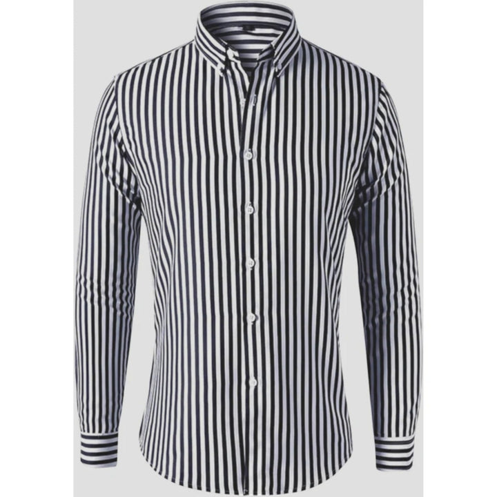 George | Camicia Casual A Righe Da Uomo | Manica Lunga