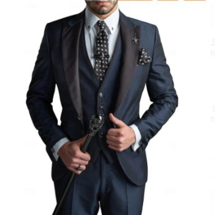 Milano | Traje de ceremonia de 3 piezas para hombre | Corte slim