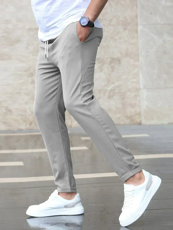 Pantalones Elásticos Para Hombre | Con Bolsillo