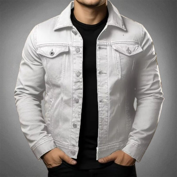 Chaqueta de mezclilla para hombre