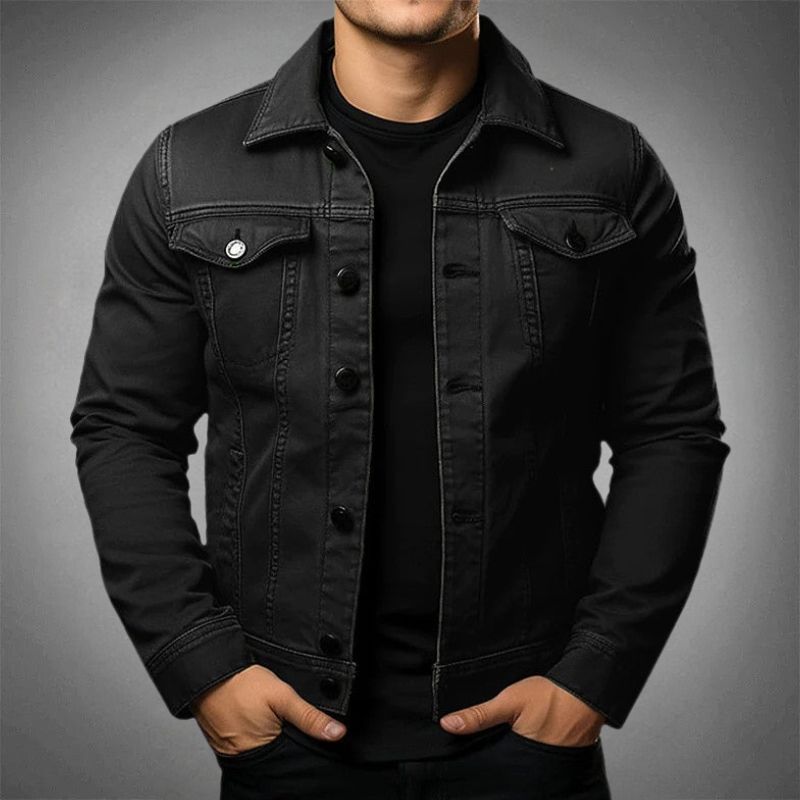 Chaqueta de mezclilla para hombre