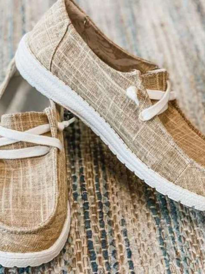 Mocassini Comodi Con Lacci Da Donna