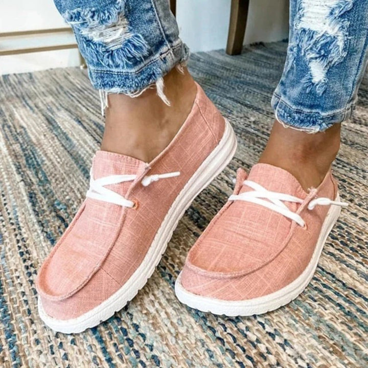 Mocassini Comodi Con Lacci Da Donna