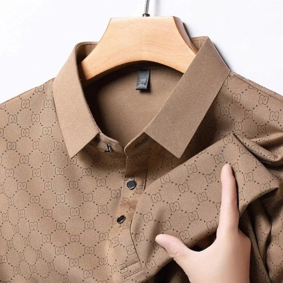 Polo con estampado de monograma para hombre | verano