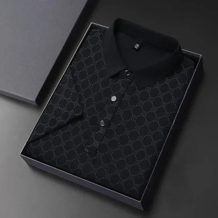 Polo con estampado de monograma para hombre | verano
