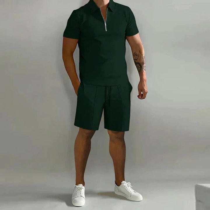 Set Elegante Di Polo E Pantaloncini Da Uomo | Estate