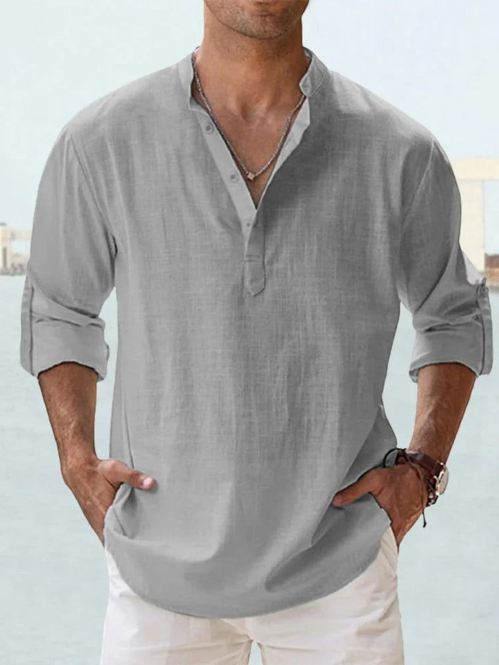 Lumo | Camisa Casual de Verano para Hombre | Mangas Largas
