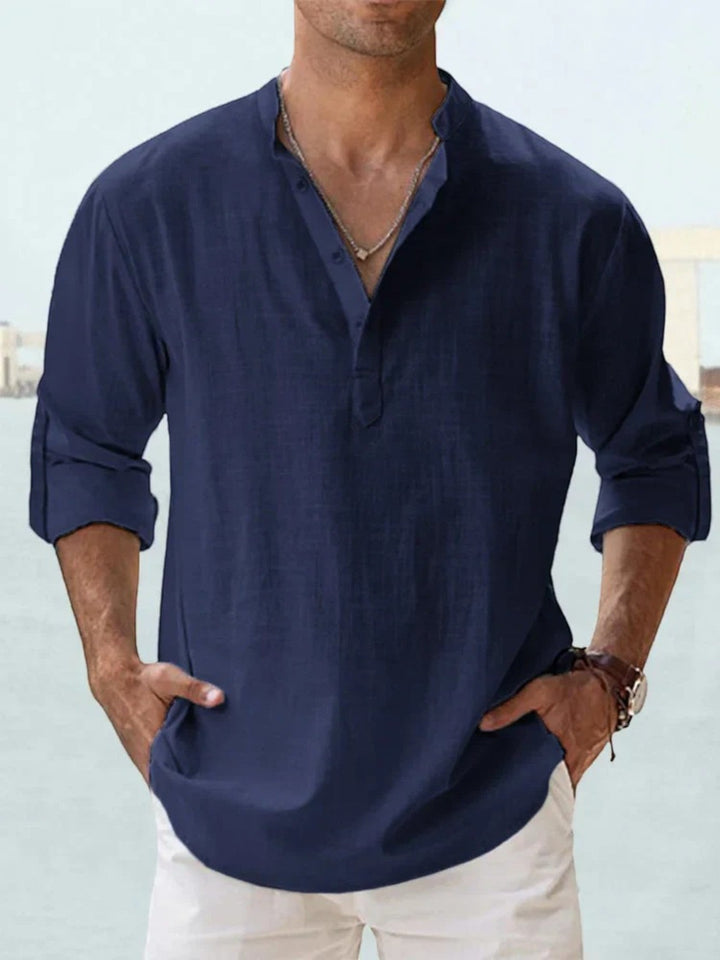 Lumo | Camisa Casual de Verano para Hombre | Mangas Largas