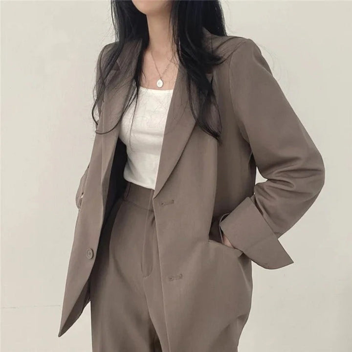 Yasmine | Completo Blazer Oversize Casual Da Donna