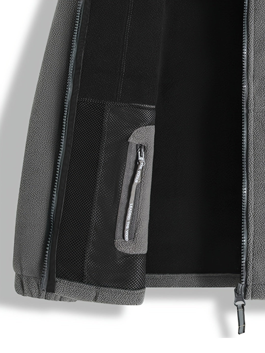 Chaqueta de forro polar para hombre de exterior | Con cuello