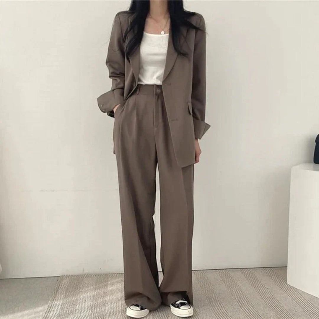 Yasmine | Completo Blazer Oversize Casual Da Donna