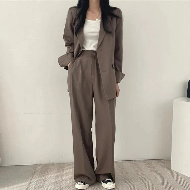 Yasmine | Completo Blazer Oversize Casual Da Donna
