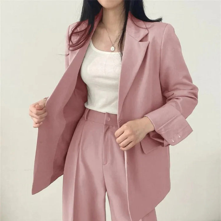 Yasmine | Completo Blazer Oversize Casual Da Donna