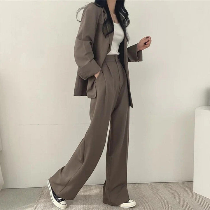 Yasmine | Completo Blazer Oversize Casual Da Donna