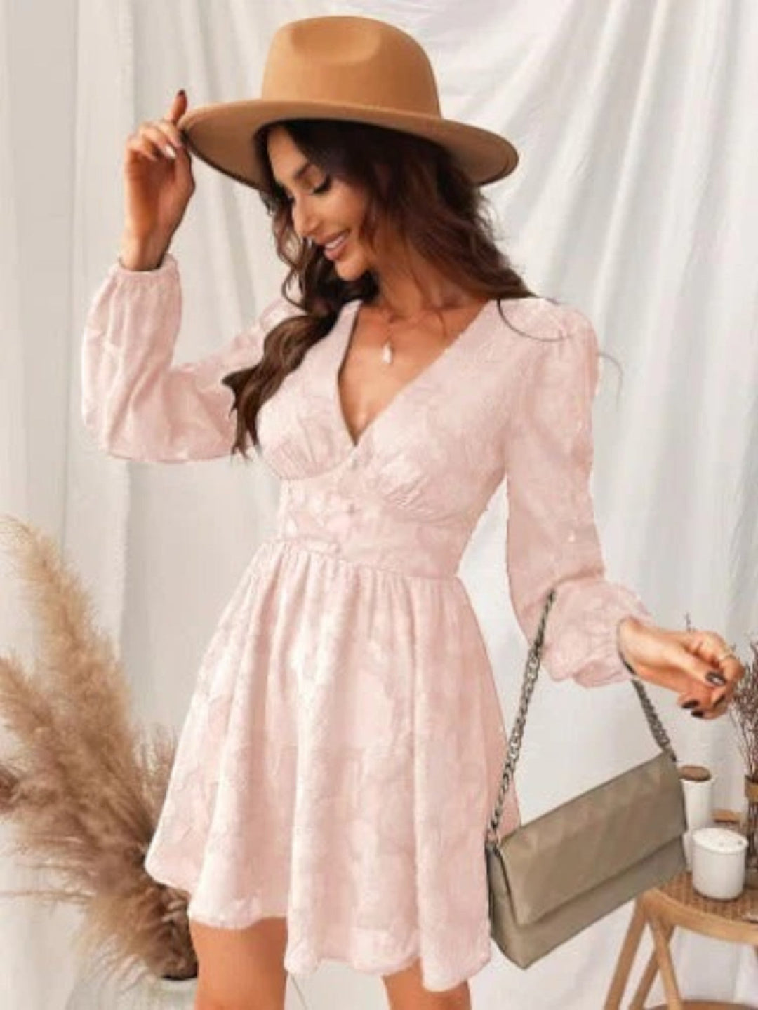 Vestito Estivo Con Scollo A V Stampato Per Donna | Mini