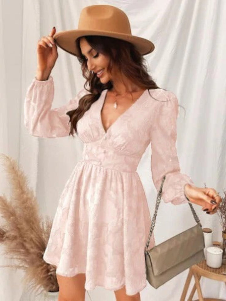 Vestito Estivo Con Scollo A V Stampato Per Donna | Mini