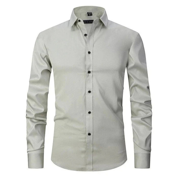 Camicia Uomo A Maniche Lunghe Elasticizzata | Casual