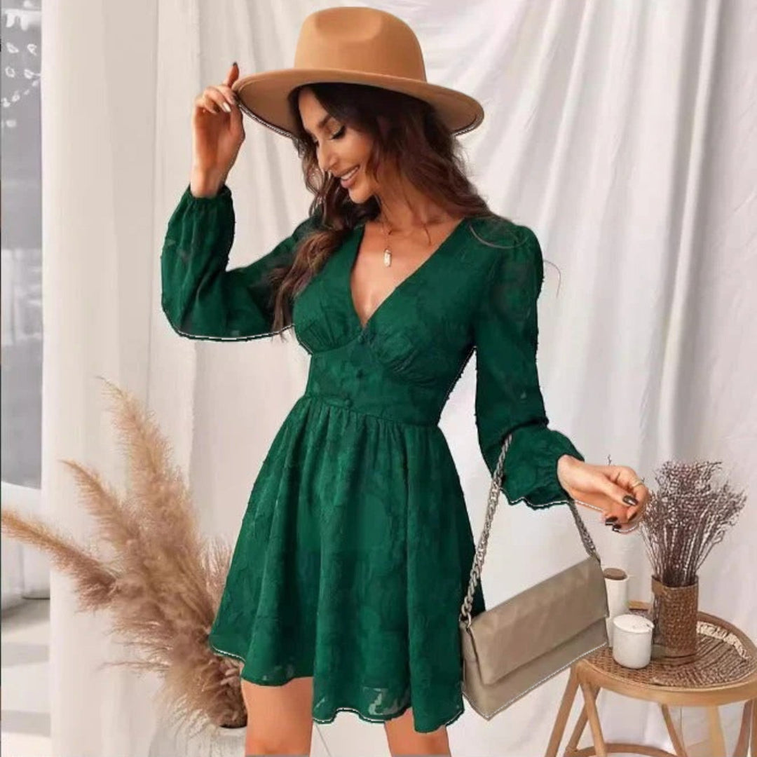 Vestito Estivo Con Scollo A V Stampato Per Donna | Mini