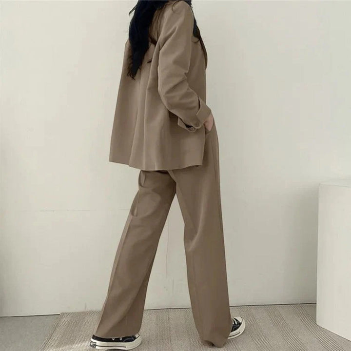 Yasmine | Completo Blazer Oversize Casual Da Donna