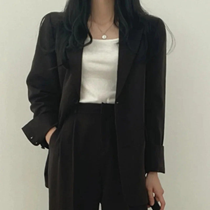 Yasmine | Completo Blazer Oversize Casual Da Donna