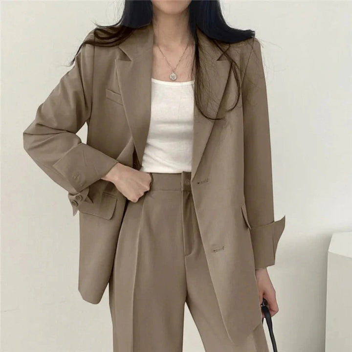 Yasmine | Completo Blazer Oversize Casual Da Donna