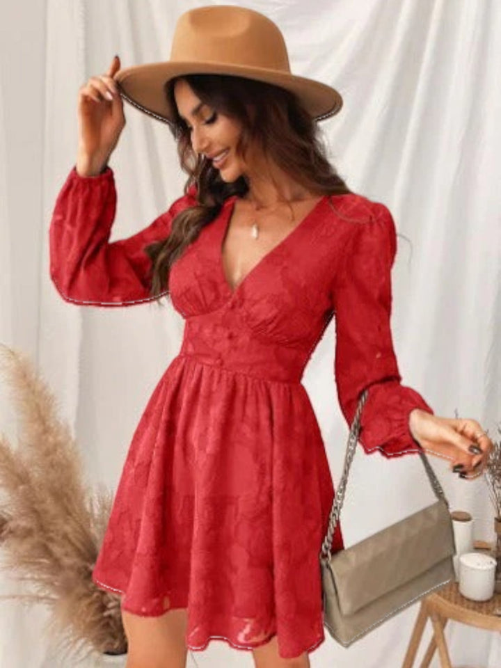 Vestito Estivo Con Scollo A V Stampato Per Donna | Mini