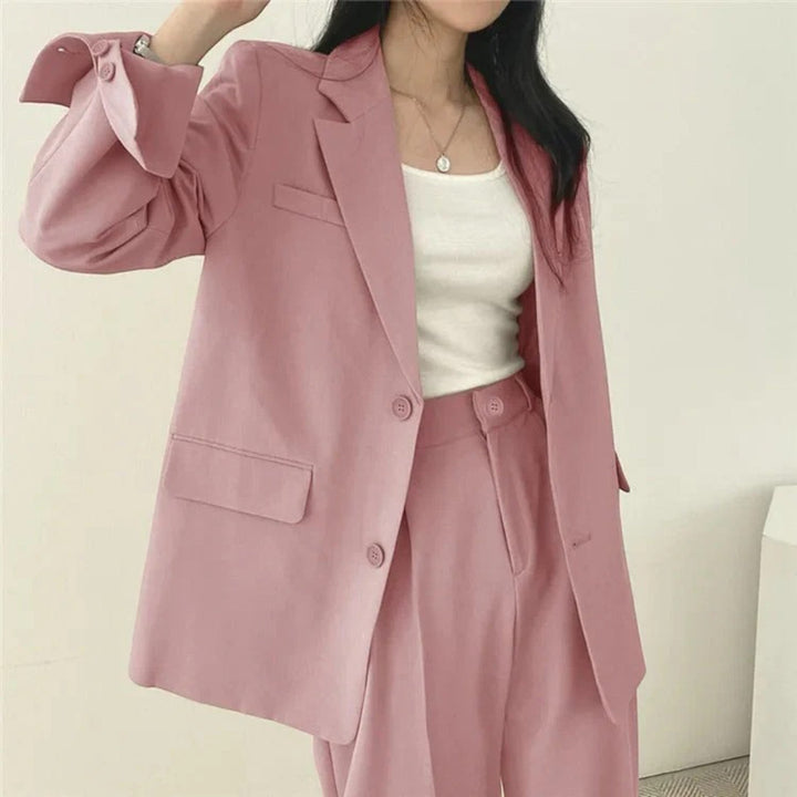 Yasmine | Completo Blazer Oversize Casual Da Donna