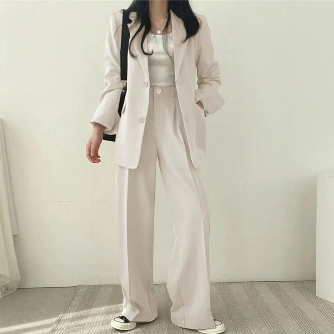 Yasmine | Completo Blazer Oversize Casual Da Donna