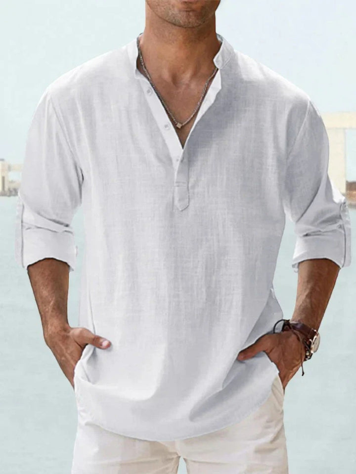 Lumo | Camisa Casual de Verano para Hombre | Mangas Largas