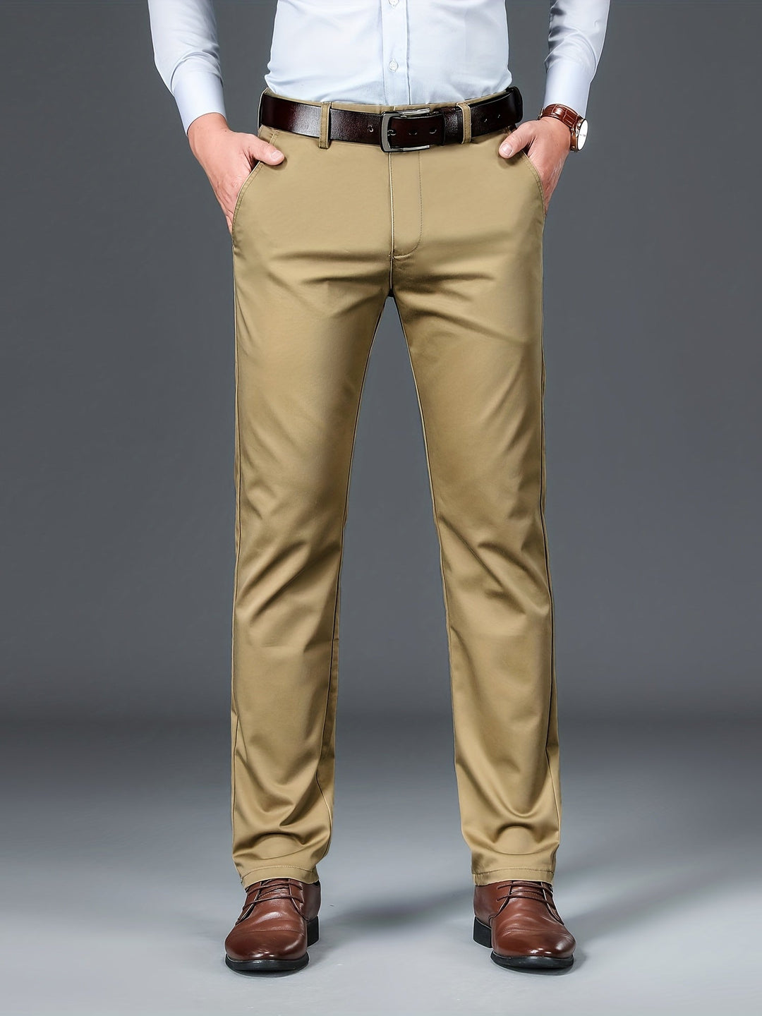 Pantalón ligeramente elástico para hombre | Formal