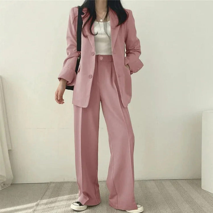 Yasmine | Completo Blazer Oversize Casual Da Donna