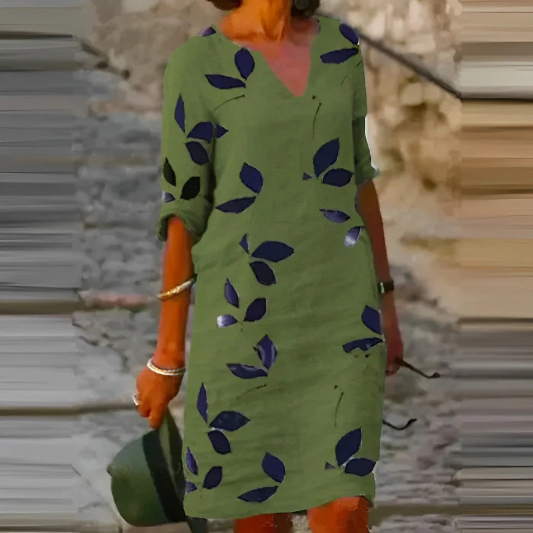 Selena | Vestito Estivo Casual Con Scollo A V Per Donna