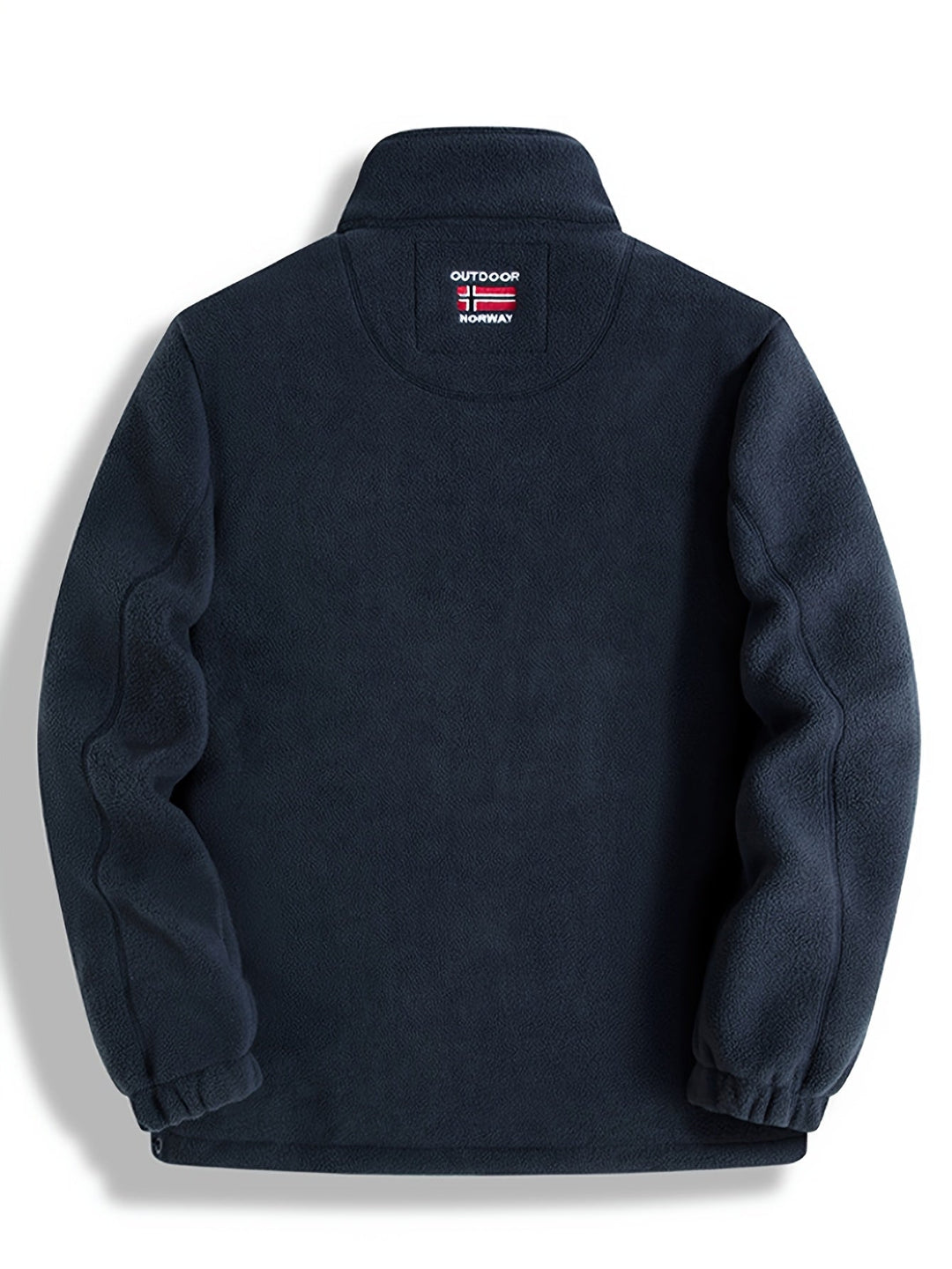 Chaqueta de forro polar para hombre de exterior | Con cuello