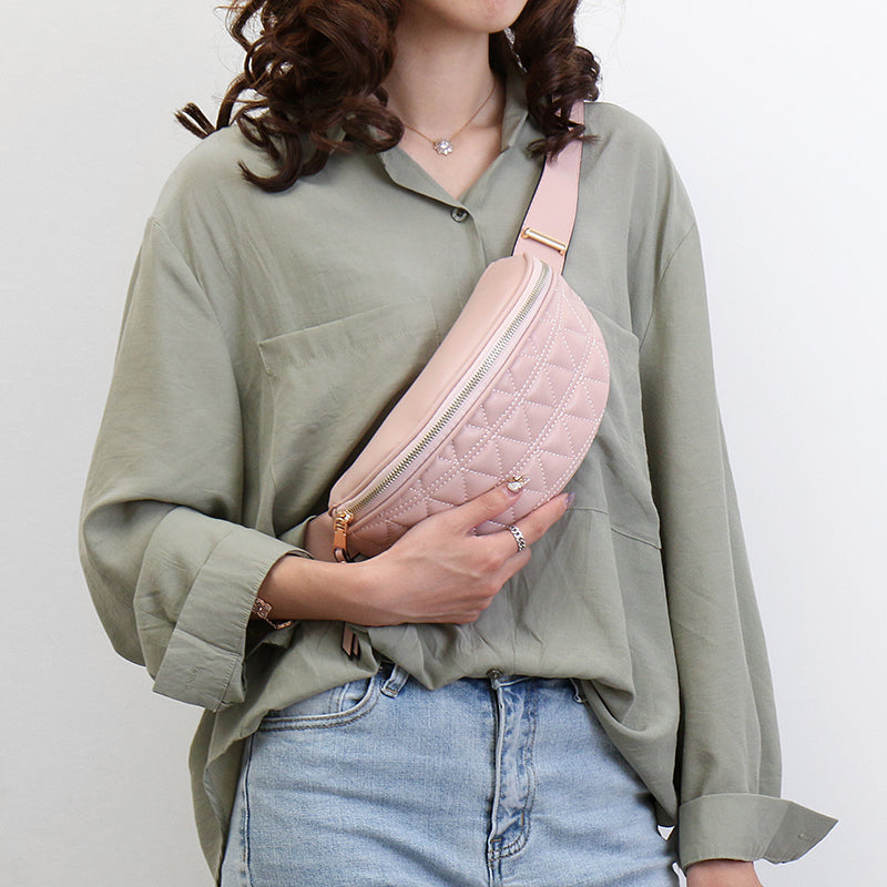 Bolsa de Lados con Estampado Escocés Hazel para Mujer | Práctica